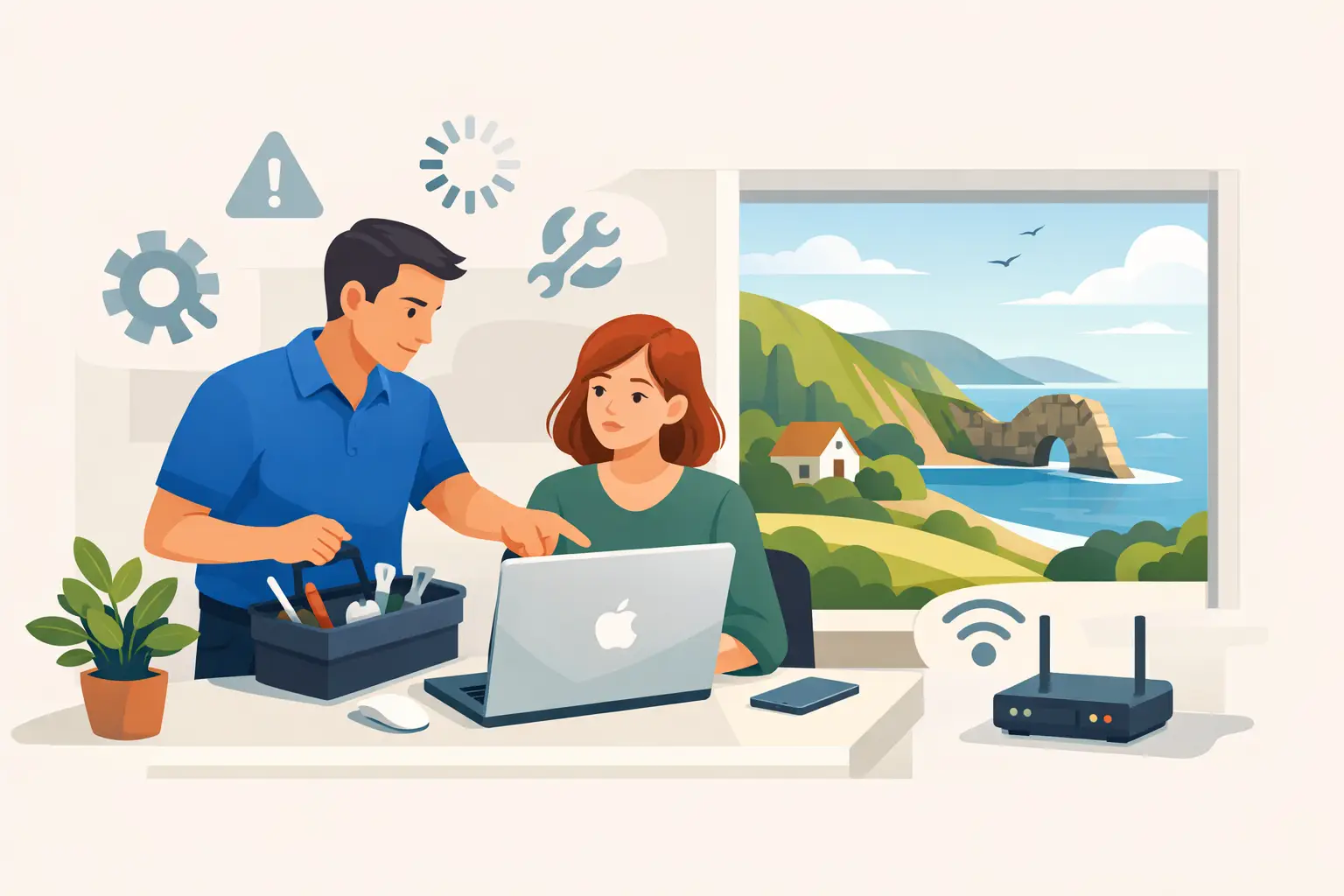 Home Mac Troubleshooting Visit in Dorset