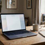 A Mac desktop with an AI assistant open beside everyday work